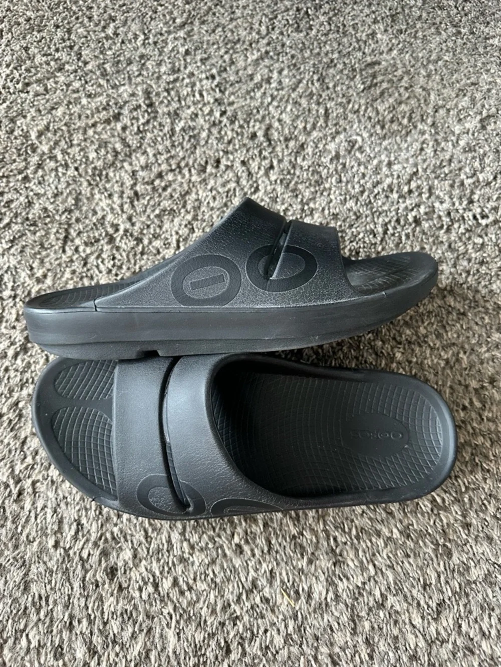 Oofos slip on sandals